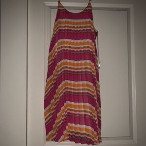 Chevron pattern lengthy dress